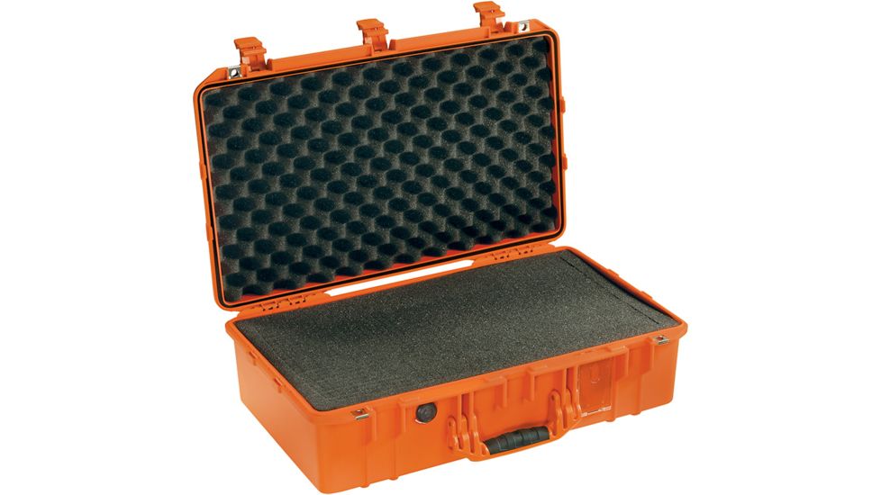 Pelican 1555 Air Protector Case, with Foam, Orange, 015550-0001-150