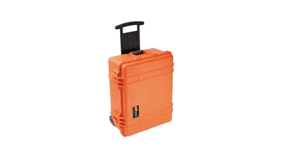 Pelican 1564 Large Crushproof Wheeled Dry Box, 22x18x10.4in, Yellow w/ Padded Dividers