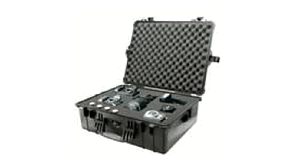 Pelican 1600 Protector Pressurized 24x19x8in Case, OD Green w/Padded Dividers