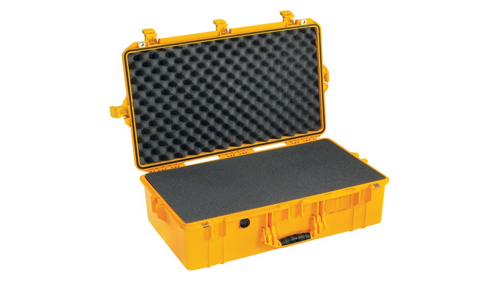 Pelican 1605 Air Protector Case, with Foam, Yellow, 016050-0000-240