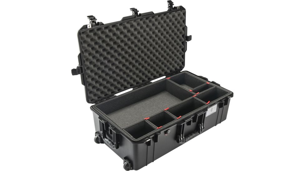 Pelican 1615 Air Protector Case w/TrekPak Divider System, Black 016150-0050-110