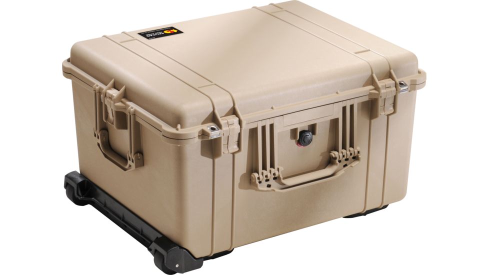 Pelican 1620 Protector 24x19x13in Transport Case, Tan w/Wheels, No Foam