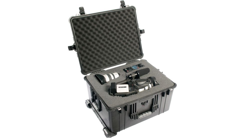 Pelican 1620 Protector 24x19x13in Transport Case w/Wheels, Black, Foam 1620-020-110