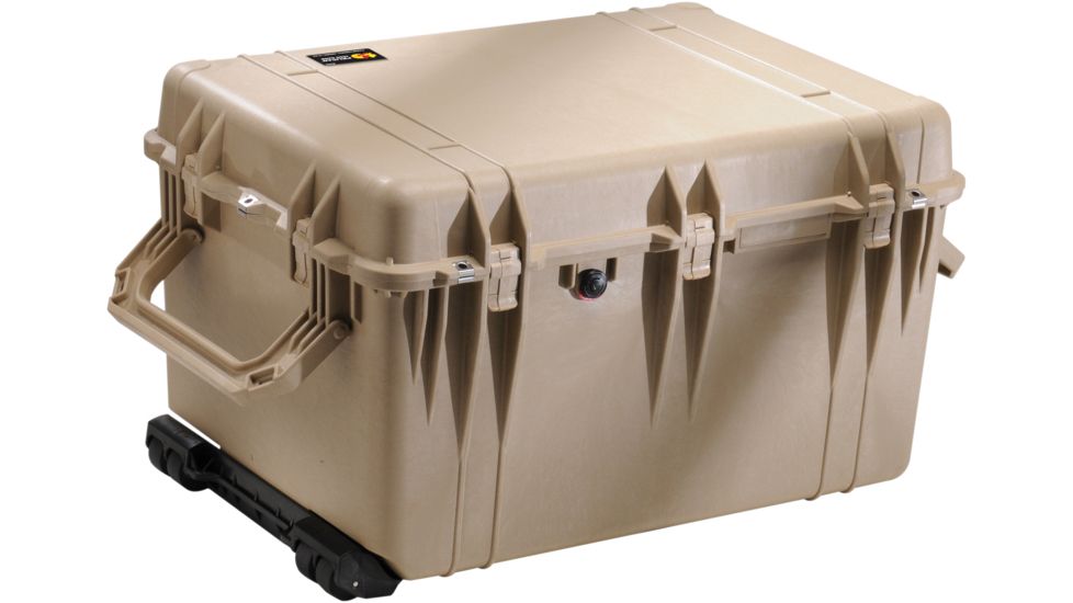 Pelican 1660 Large Protector Watertight Hard Case, Desert Tan w/ Liner &amp; Foam 1660-020-190