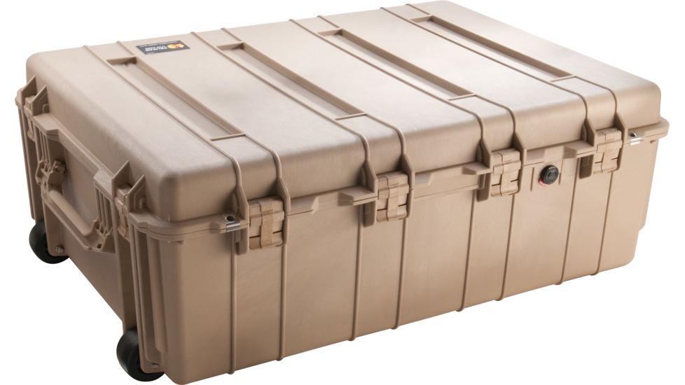 Pelican 1730 Large Watertight Chemical Resistant Transport Case, Desert Tan w/Liner &amp; Foam 1730-000-190