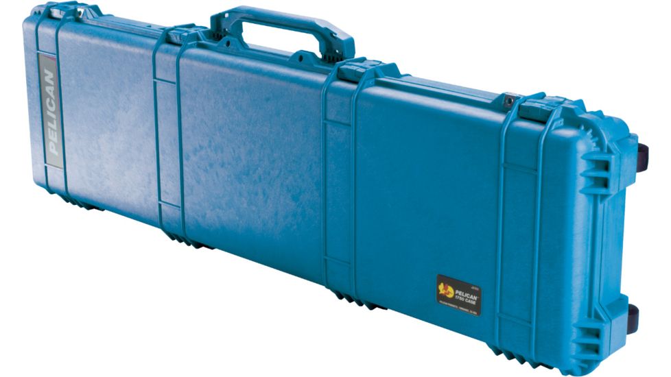 Pelican 1750 Protector Long Gun Case, w/ Wheels &amp; Foam, 50.5in, Blue, 1750-000-120