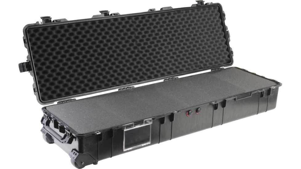 Pelican 1770 Long Watertight Case w/Foam and Lid - Black 017700-0000-110