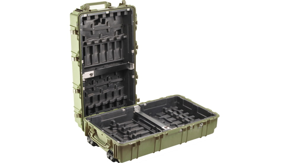 Pelican 1780T Transport Watertight Case, w/ Hard Liner &amp; No Foam, OD Green 1780-007-130