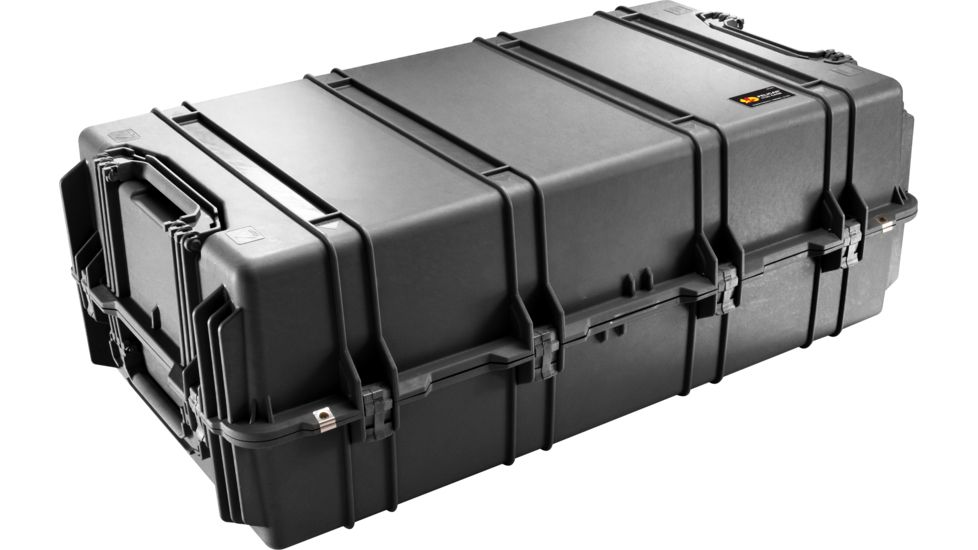 Pelican 1780T Transport Watertight Case, w/ Liner &amp; Rifle Foam Cut, Black 1780-006-110