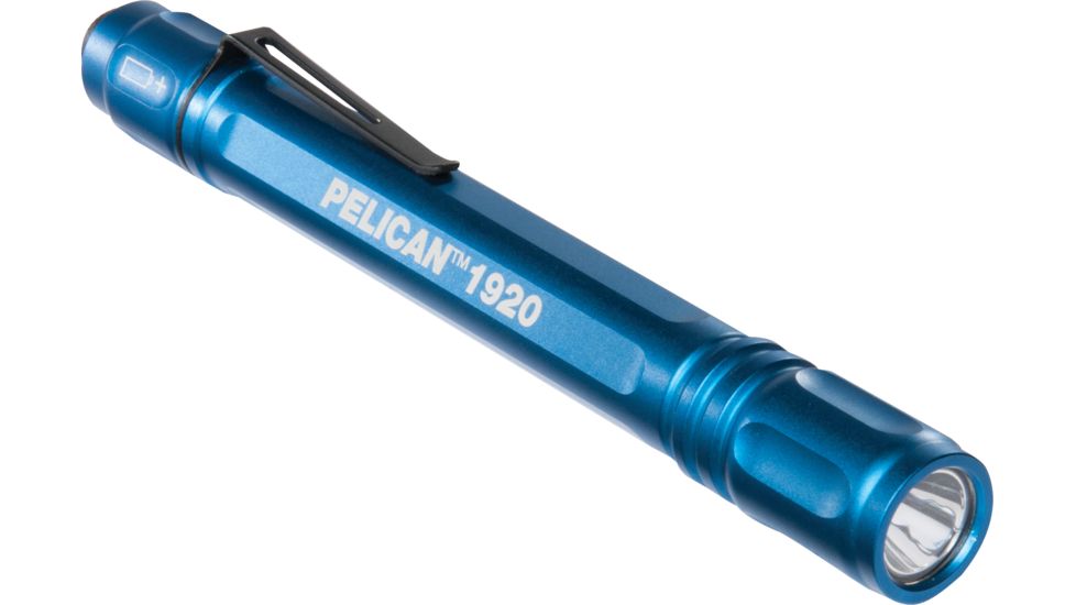 Pelican 1920B 1920 224 Lumen LED Flashlight, with Batteries Only, Blue, 019200-0001-120