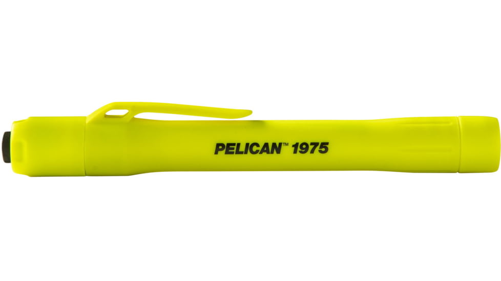 Pelican 1975 Bracket Flashlight, AAA, White, 117 Lumens, Yellow, 1975
