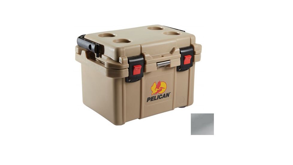 Pelican 20Qt Elite Cooler,14.75x10x8.75in,Grey 32-20Q-CC-GRY