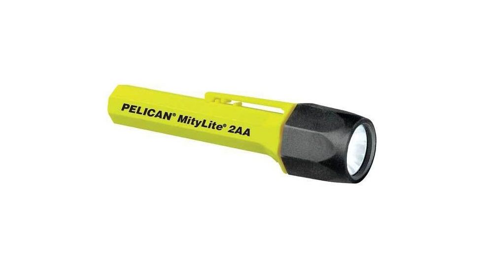 Pelican 2300 MityLite 2AA Xenon Flashlight, Color Pelican Mity Lite 2300 Yellow Flash-light
