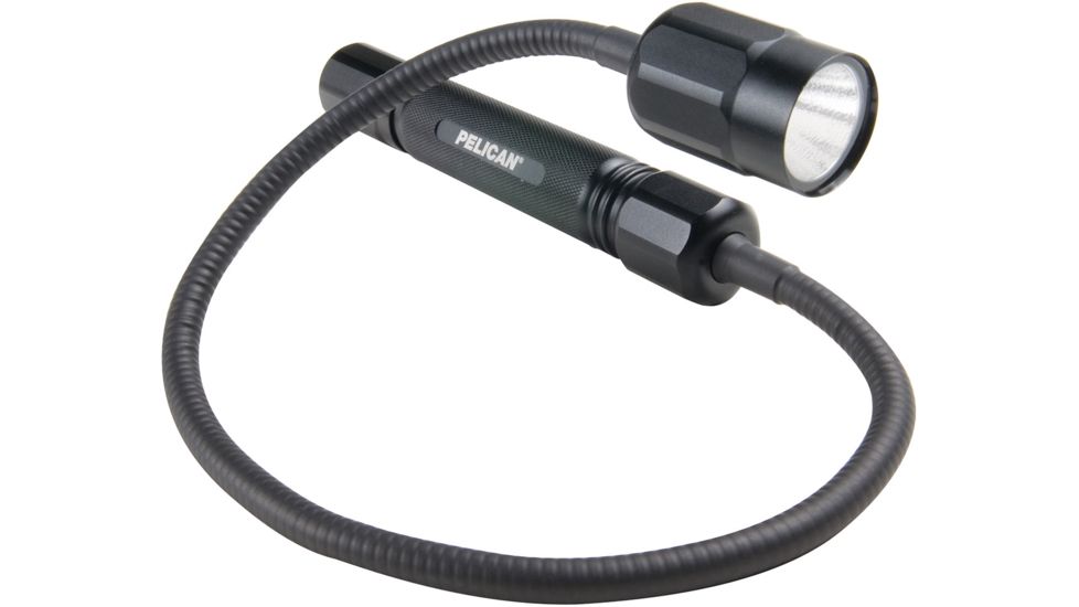 Pelican 2365 LED Flex Neck Flashlight, 2AA, Black, 2365-015-110