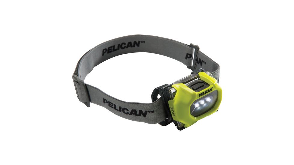Pelican 2745C IECx 33 Lum./17 Lum. Headlight, Yellow 027450-0100-245