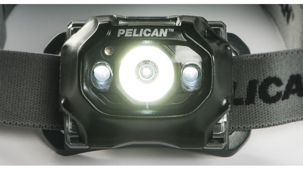 Pelican 2760C 204 Lumen Headlamp, Black, 027600-0102-110