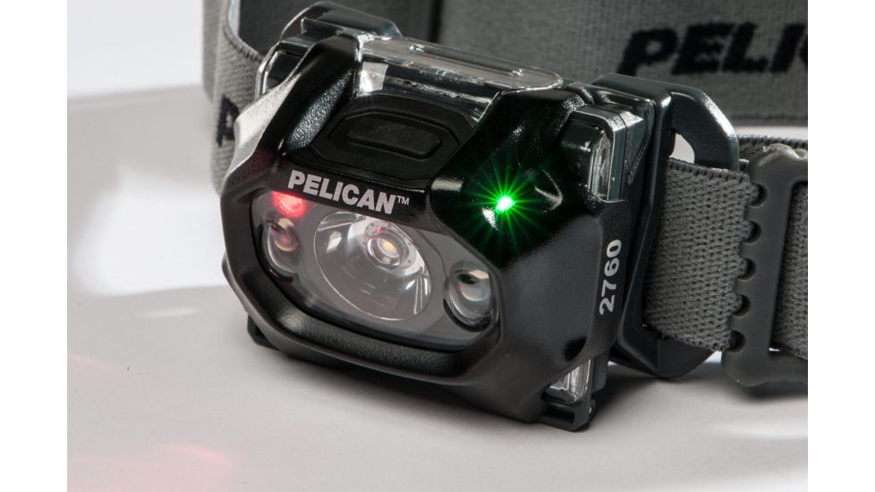 Pelican 2760C 204 Lumen Headlamp, Black, 027600-0102-110