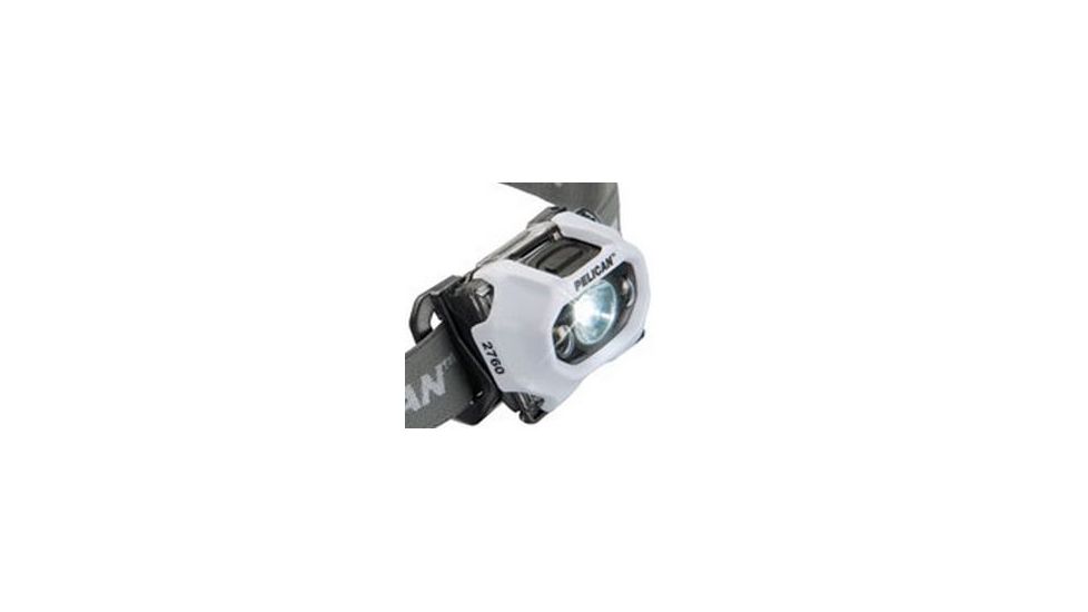 Pelican 2760C 3AAA LED Headlight,133 Lumens,White 027600-0100-230