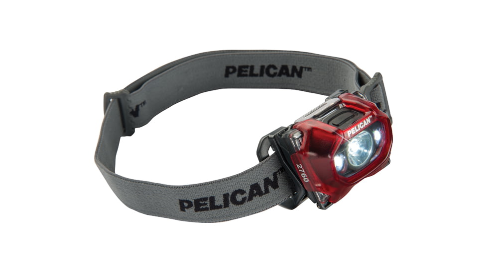 Pelican 2760C, Headlamp, Gen 2, Translucent Red, 027600-0101-170
