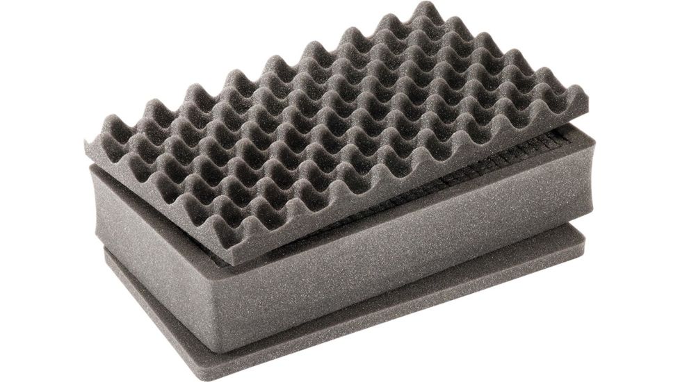 Pelican 3 Piece Replacement Foam Set for 1485 Case, Black, 014850-4000-000