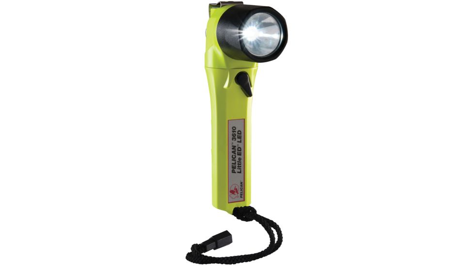 Pelican 3610 Yellow Little Ed LED Flashlight, iec/etl, 3610-014-245