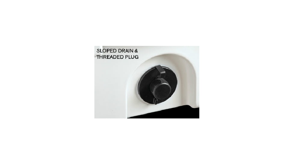 Pelican 45 Quart Elite Marine Cooler, Drain w/ Plug 32-45Q-MC-WHT
