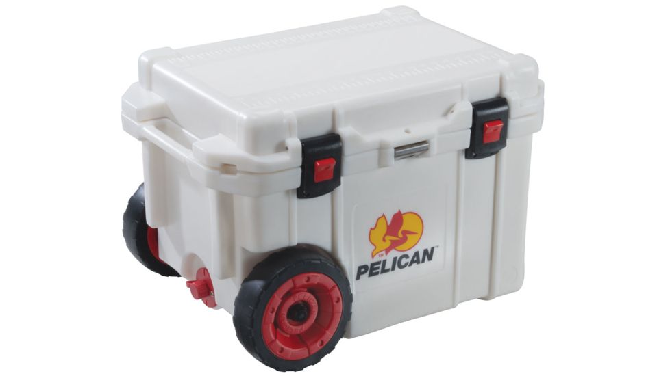 Pelican 45QW Elite Wheeled Cooler,19x12x12in,Marine White 32-45QW-MC-WHT
