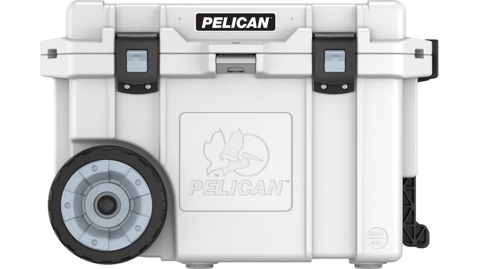 Pelican 45QW Elite Wheeled Cooler, White, 45 QT, 45QW-1-WHT