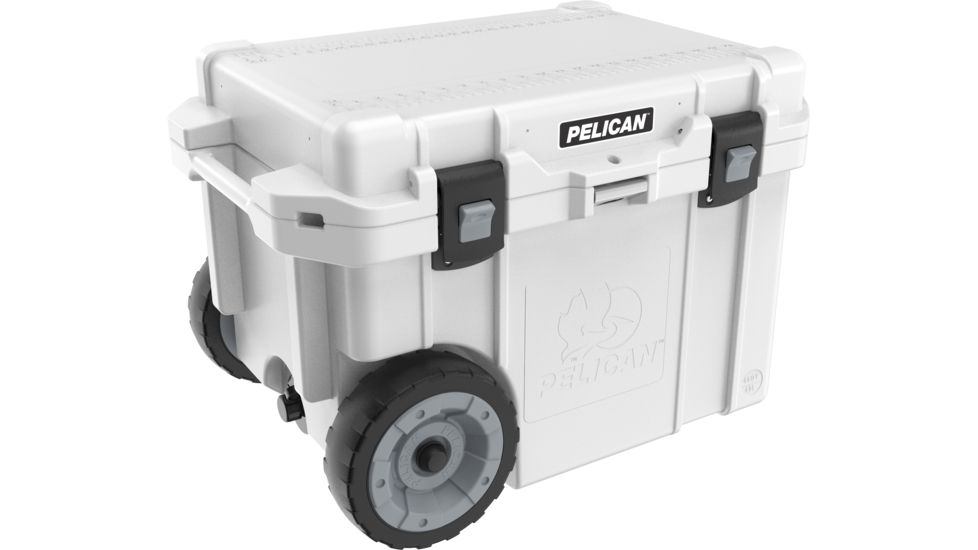 Pelican 45QW Elite Wheeled Cooler, White, 45 QT, 45QW-1-WHT