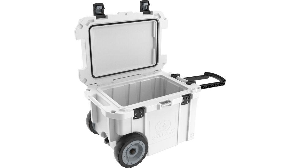 Pelican 45QW Elite Wheeled Cooler, White, 45 QT, 45QW-1-WHT