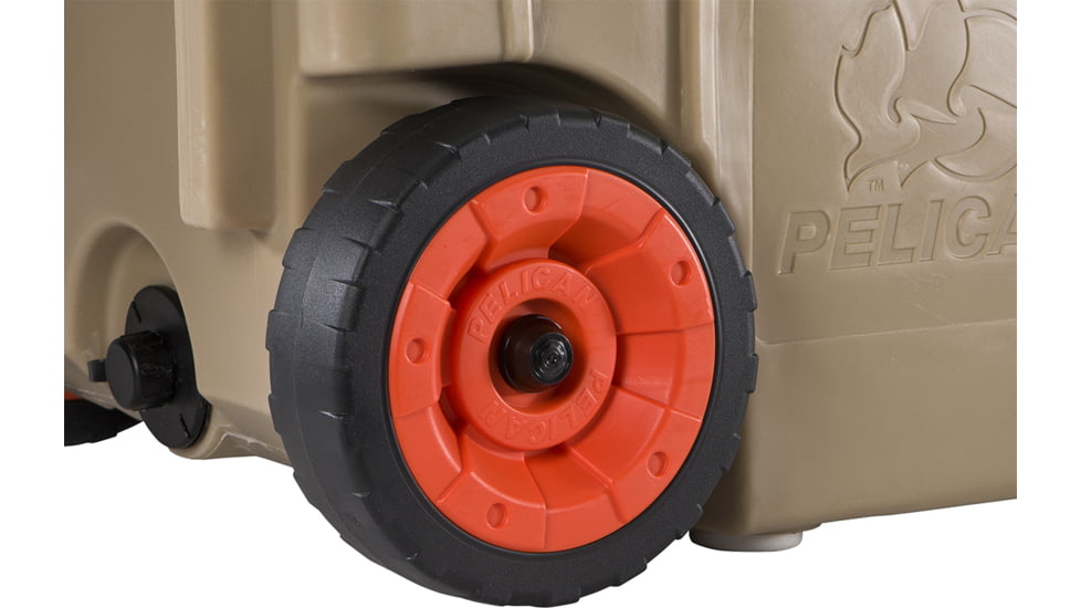 Pelican 45QW Elite Wheeled Cooler,19x12x12in,Outdoor Tan 32-45QW-OC-TAN