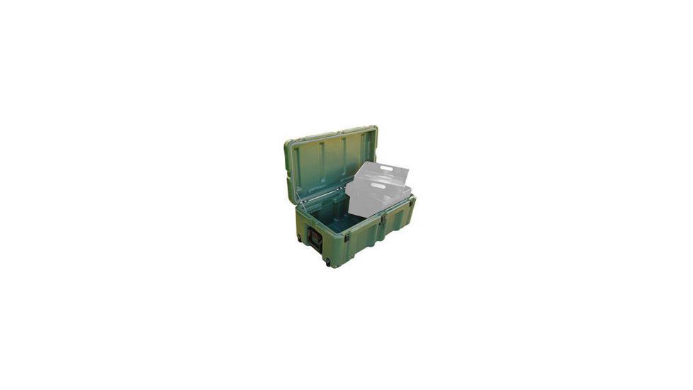 Pelican 472-FTLK-1 Footlocker,29x14x12in,No Carton,Olive Drab 472FTLK1137NC