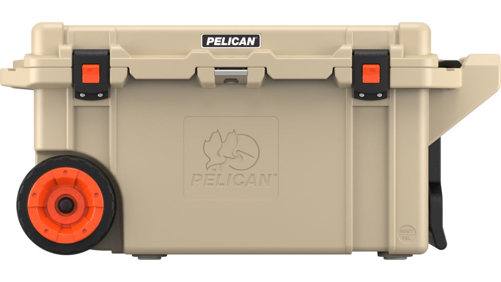 Pelican 80QW Wheeled Tailgate Cooler, Tan, 80 QT, 80QW-2-TAN