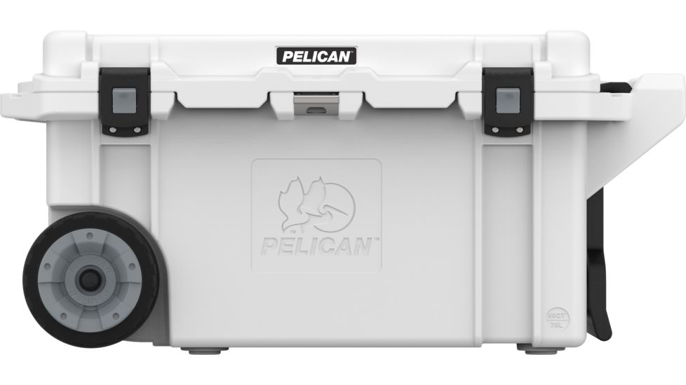 Pelican 80QW Wheeled Tailgate Cooler, White, 80 QT, 80QW-1-WHT