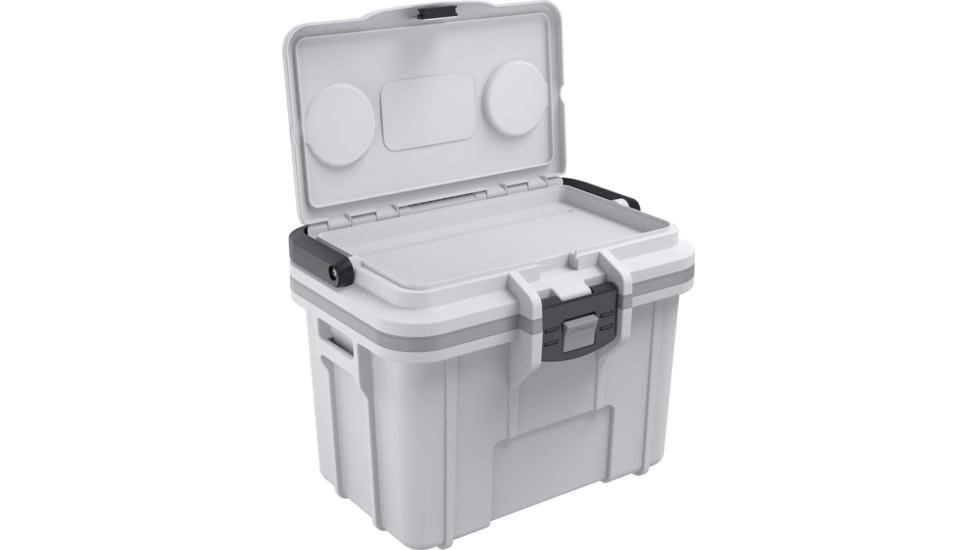 Pelican 8QT Personal Cooler, Dark White/Gray, 8Q1WHTGRY