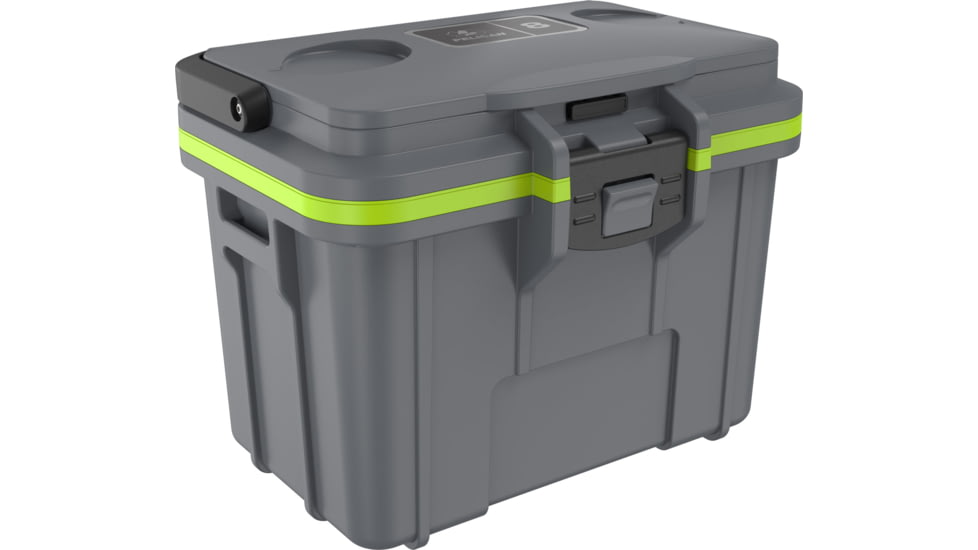 Pelican 8Q Elite Cooler, GRY/GRN, 8Q1DKGRYEGRN