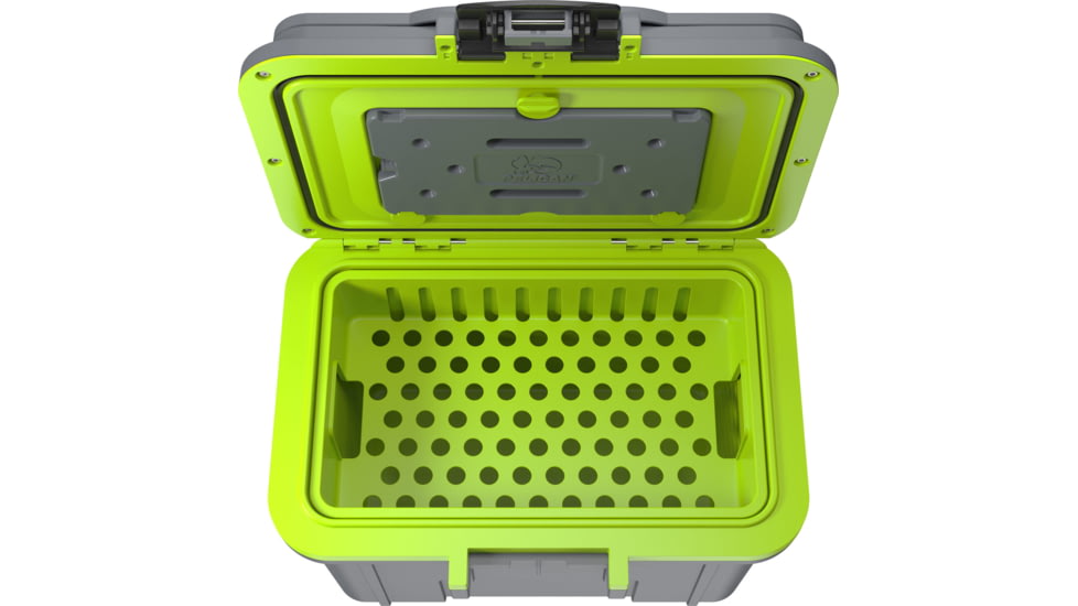 Pelican 8QT Personal Cooler, Dark Gray/Green, 8Q1DKGRYEGRN
