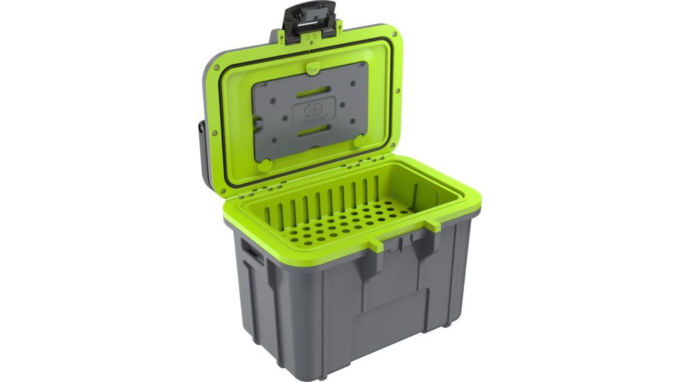 Pelican 8QT Personal Cooler, Dark Gray/Green, 8Q1DKGRYEGRN