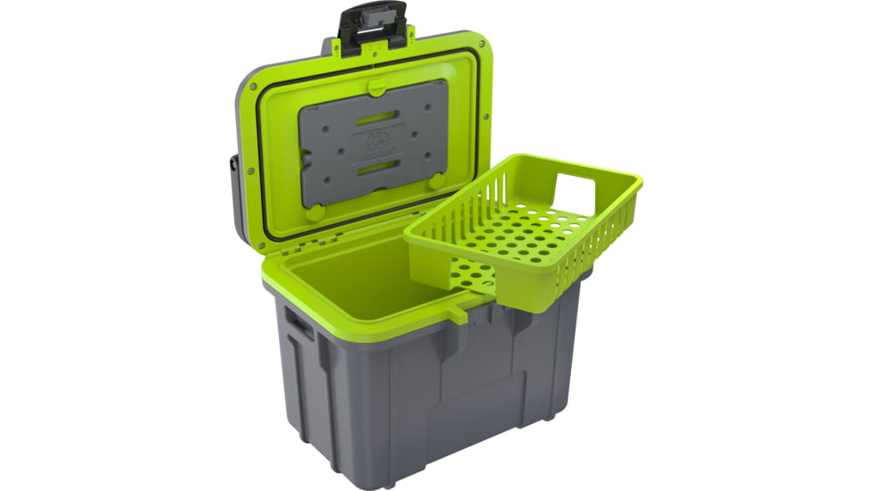 Pelican 8QT Personal Cooler, Dark Gray/Green, 8Q1DKGRYEGRN