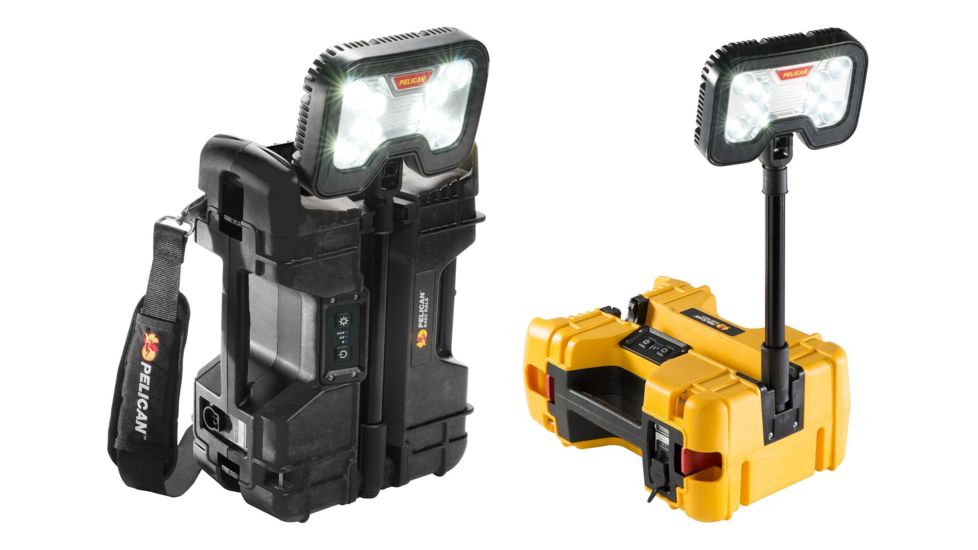Pelican 9480 Remote Area Lighting System, Black, Yellow