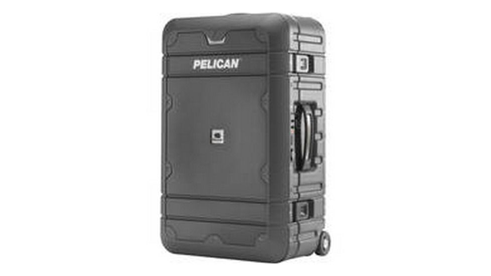 Pelican BA22 Elite Carry-On Luggage, 19.16x11.24x8in, Gray/Black, PL-LG-BA22-GRYBLK