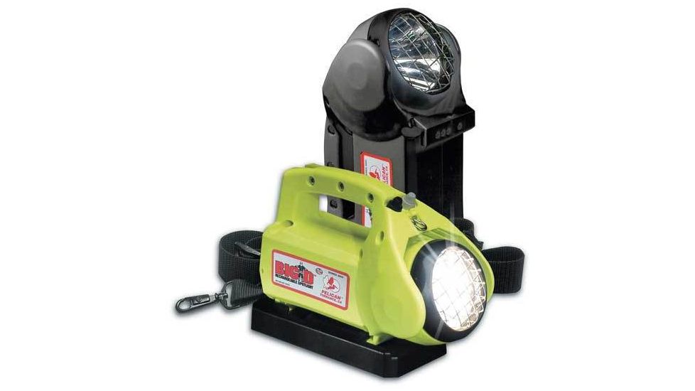 Pelican Big D 3850 Xenon Rechargeable NiCad Firefighter Flashlight