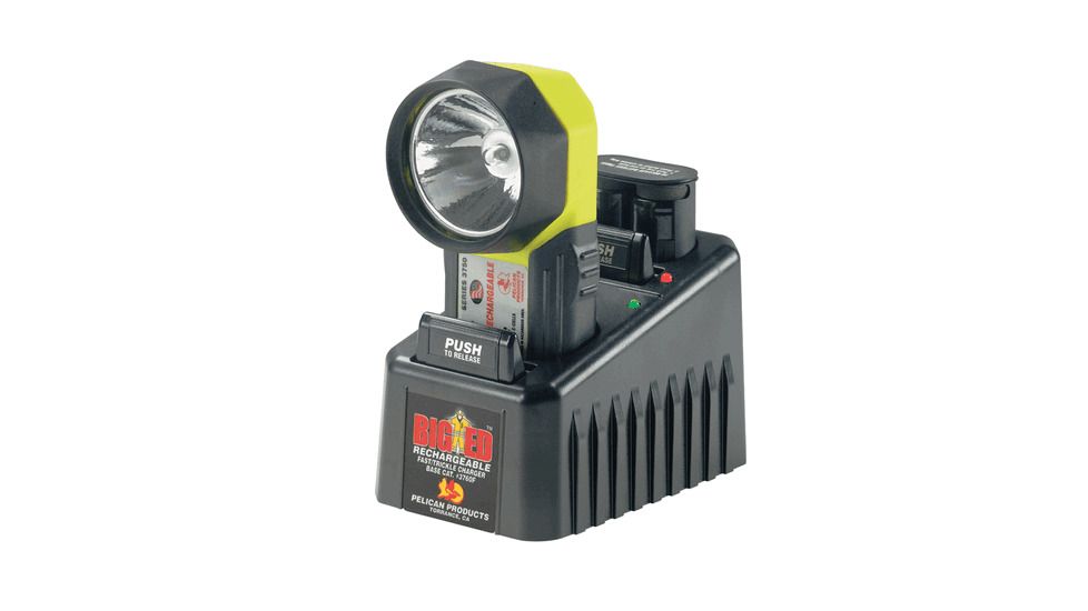 Pelican Big ED Rechargeable Flashlight 3750 w/ Rechargeable Battery Only w/out Charger