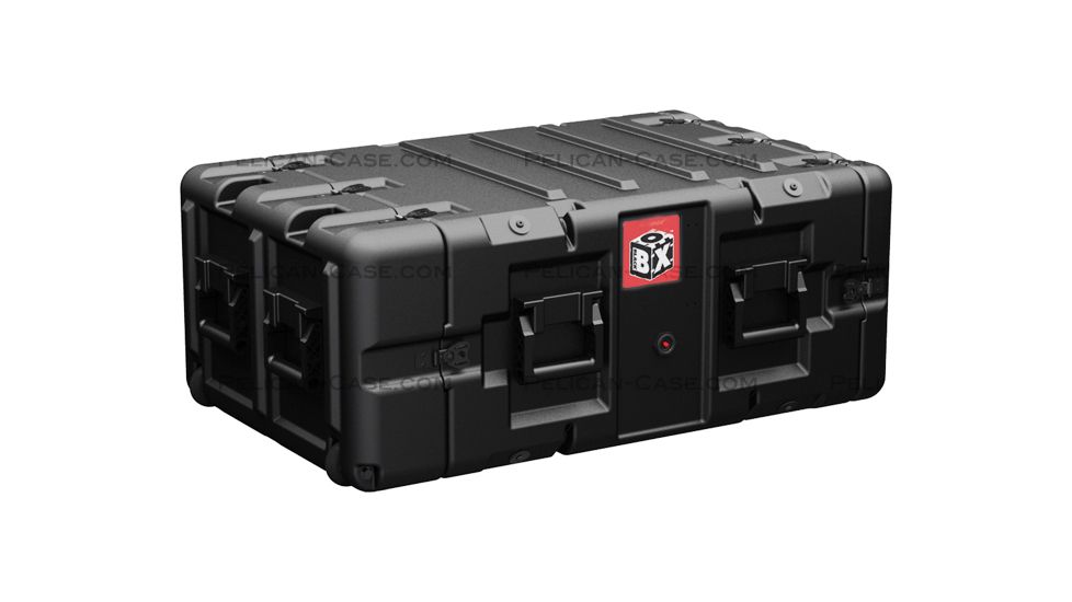 Pelican BLACKBOX-5U Double End Rackmount, Metric BLACKBOX-5U-M6