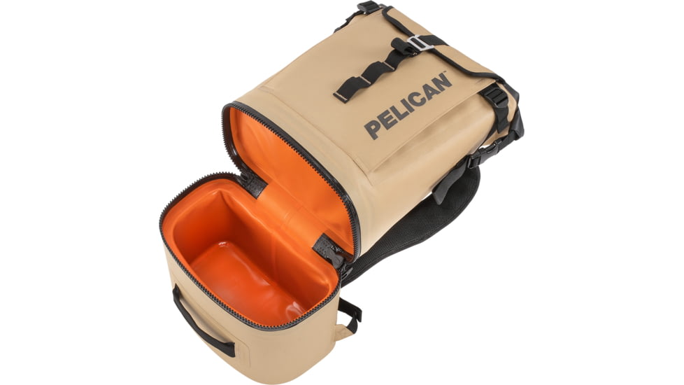 Pelican Dayventure Backpack Soft Cooler, 18.36 L, Coyote, SOFT-CBKPK-COYOTE