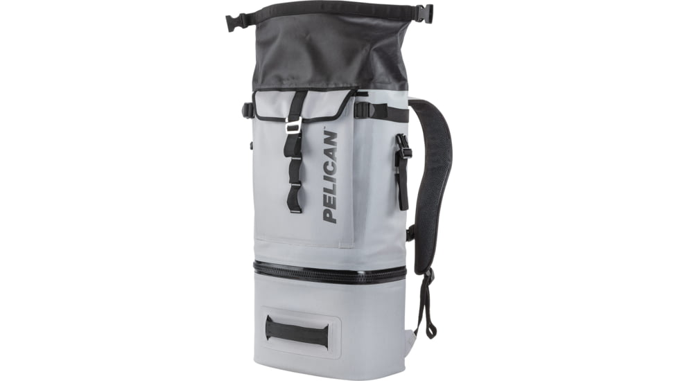 Pelican Dayventure Backpack Soft Cooler, 18.36 L, Light Grey, SOFT-CBKPK-LGRY