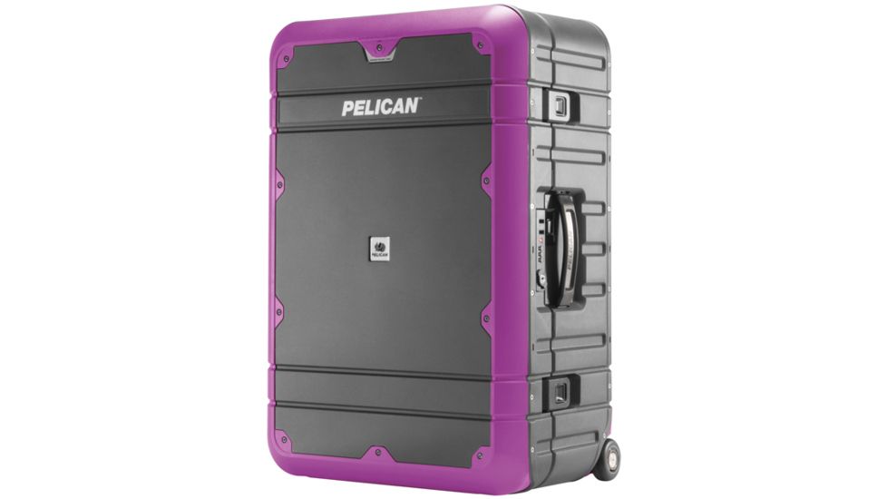 Pelican BA27 Elite Weekender Luggage, 22.04x14.16x9.17in, Gray/Purple, LG-BA27-GRYPUR