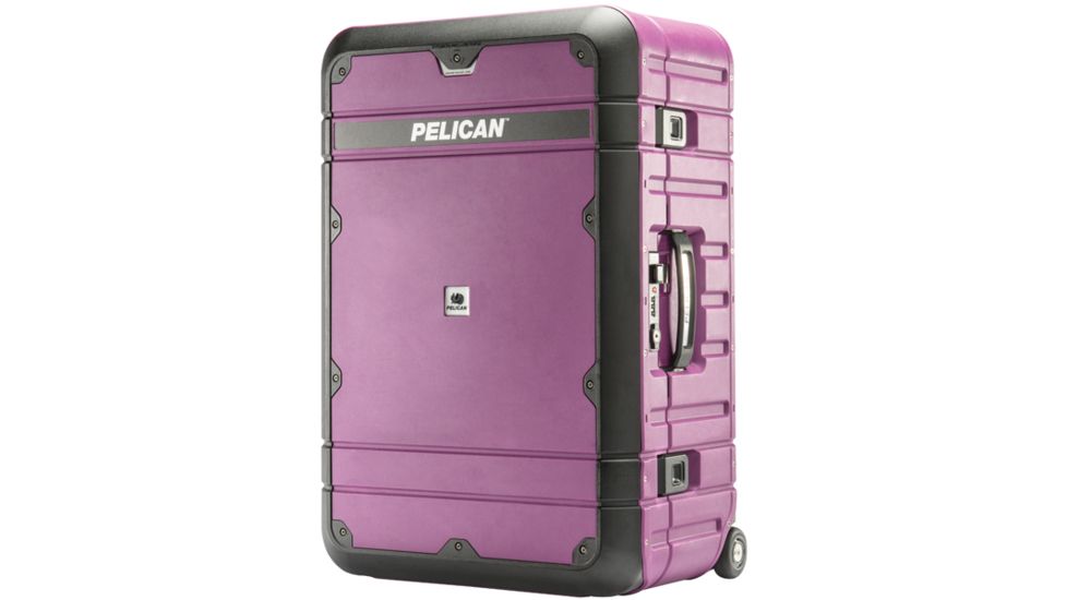 Pelican BA27 Elite Weekender Luggage, 22.04x14.16x9.17in, Orchid/Black, LG-BA27-PLUBLK