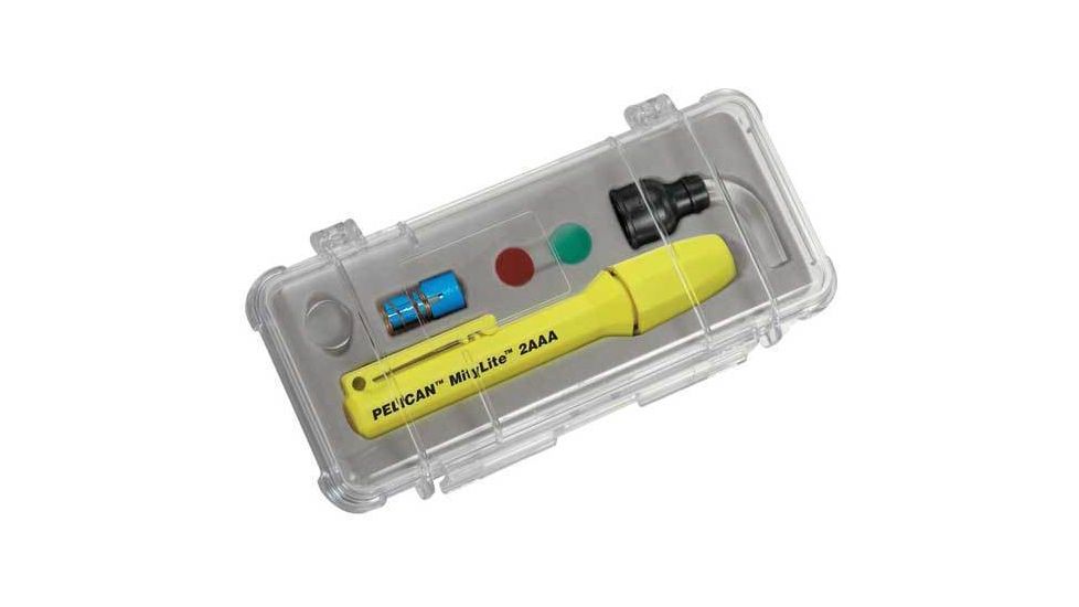 Pelican 1950 MityLite Xenon Watertight Flashlight Mini-System w/ 2 AAA batteries, 90 lightbender,
