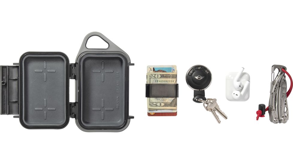 Pelican Go Case G10, Anthracite/Grey, Small, GOG100-0000-DGRY